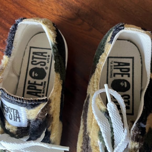 A Bathing Ape Men’s 1st Camo Boa Ape Sta Low Sneakers Shoes Bape - Picture 13 of 17